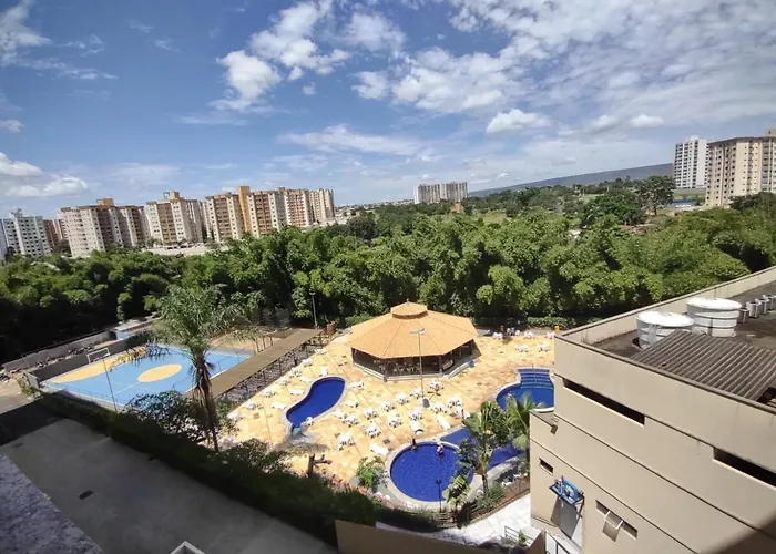 Golden Dolphin Flat Apart-Hotel Luxo Vista Piscinas e Parque Aquático